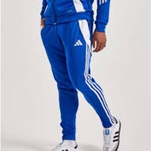Adidas Tito 24 Men’s Training Pants Small Royal Blue White